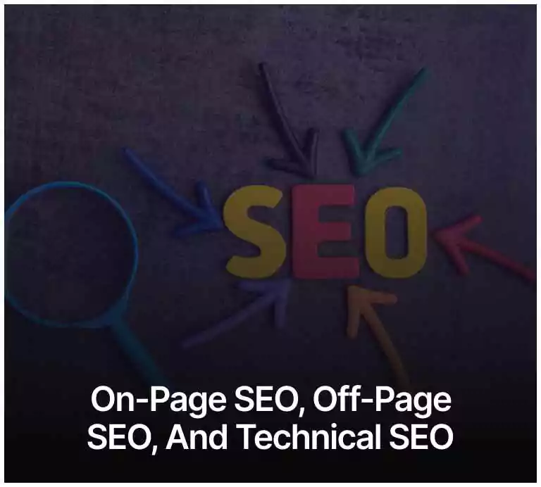 On-page SEO, Off-Page SEO, and Technical SEO