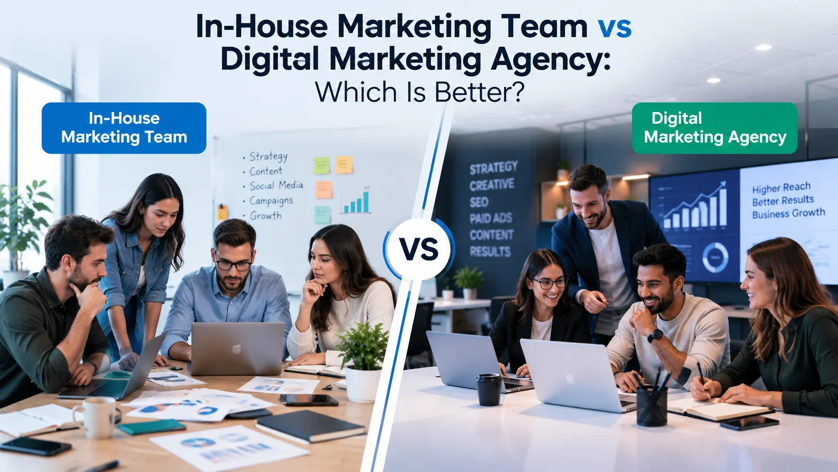 In-House Marketing vs Digital Marketing Agency